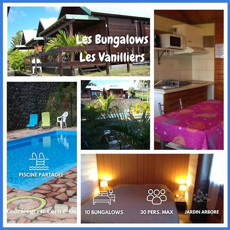 Les Bungalows Les Vanilliers, Sud Sauvage Avec Piscine Сен-Жозеф Экстерьер фото