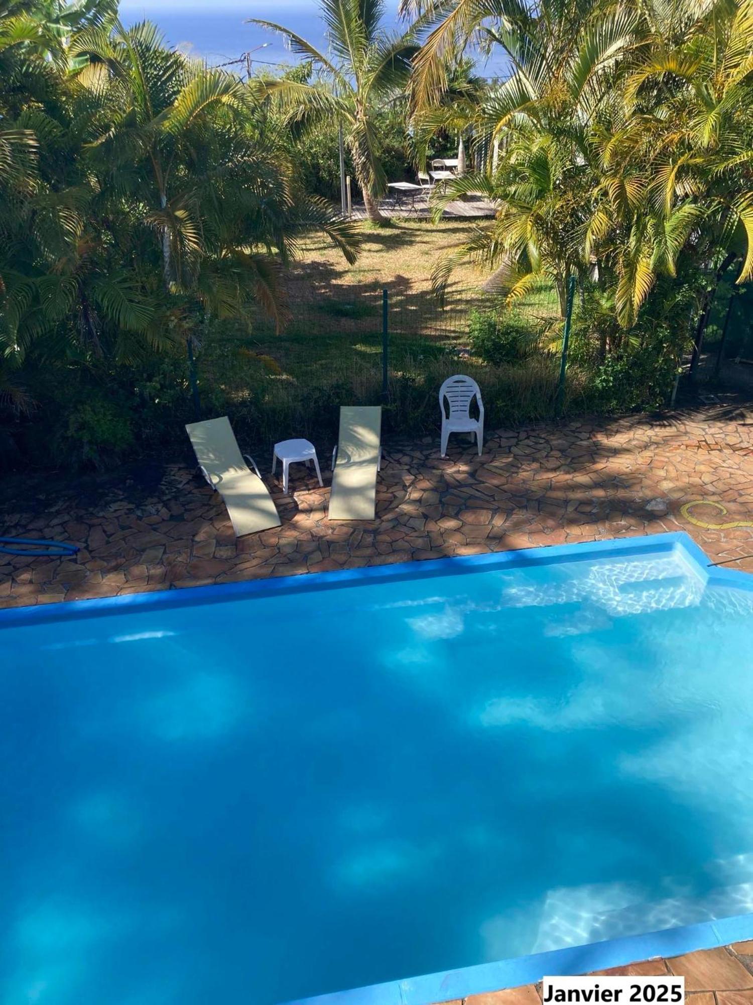 Les Bungalows Les Vanilliers, Sud Sauvage Avec Piscine Сен-Жозеф Экстерьер фото